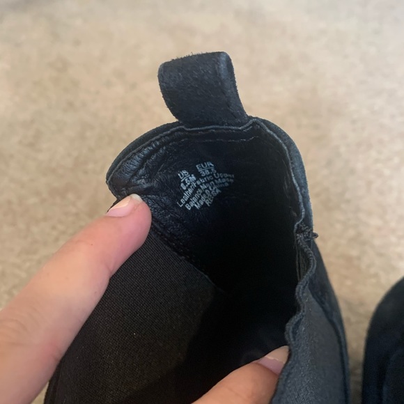 Sam Edelman black suede leather ankle booties - Picture 5 of 5